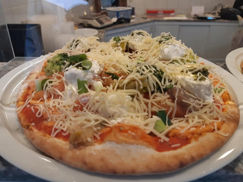 Pizza visvariatie